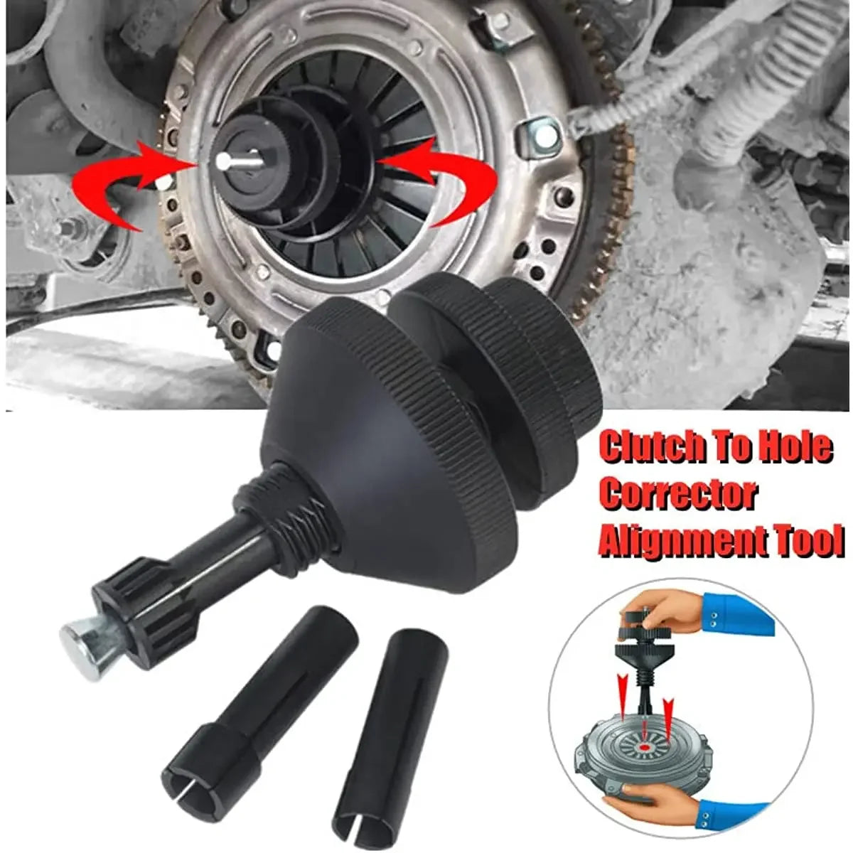 Clutch Alignment Tool Kit Universal Heavy Duty Steel for Car Transmission Repair with Storage Case Professional Grade Oasis Select