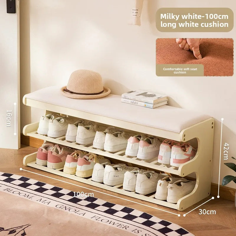 Shoe Changing Stool At Door Home Small Apartment Entering Storage