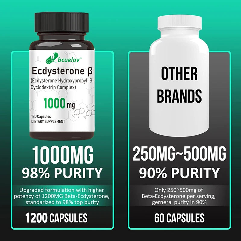 Ecdysterone Capsules – Lean Muscle & Athletic Performance Support