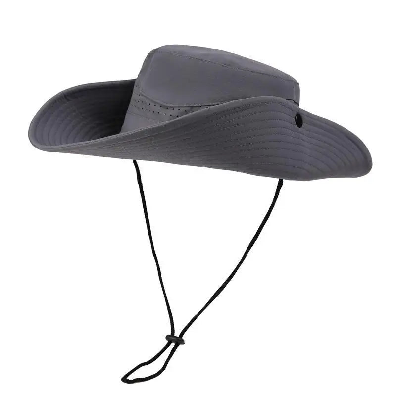 Quick Dry Wide Brim Bucket Hat for Men Women cap Breathable Adjustable Chin Strap Outdoor Hiking Fishing Sun Hat Oasis Select A11