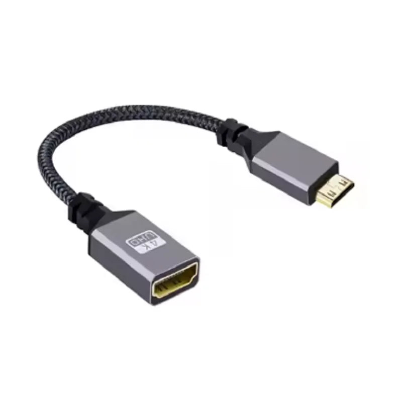  0.2m 4K 60Hz Mini HDMI to HDMI-Compatible Extension Cable 4k Mini HDMI left right Male To Female Extender Wire Cord For Camera Oasis Select
