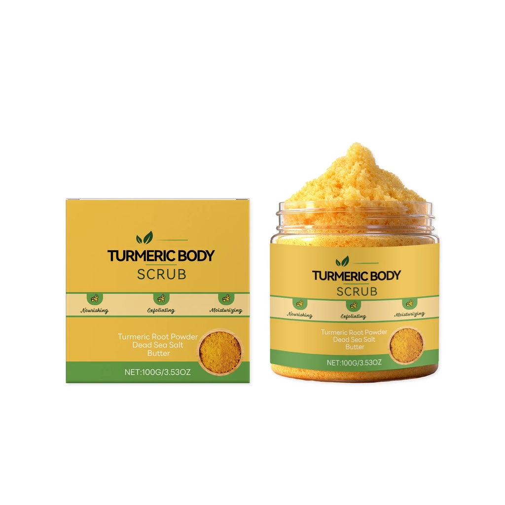 Turmeric Sea Salt Body Scrub – Exfoliate, Brighten & Soften Body Exfoliating Scrub Oasis Select 100g