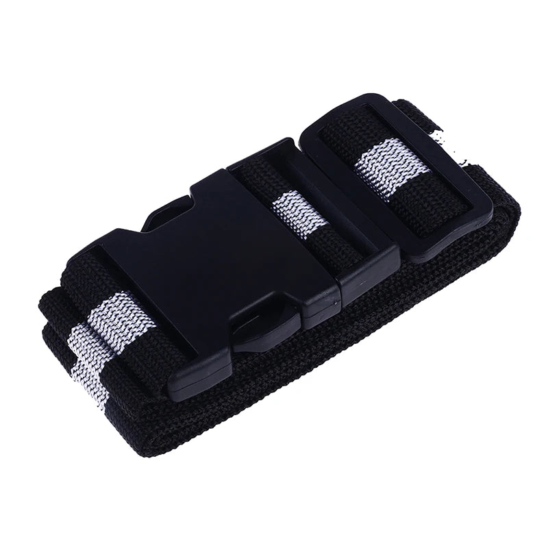 2M Travel Luggage Suitcase Secure Lock Durable Nylon Packing Strap Belt 1Pc Oasis Select 6White