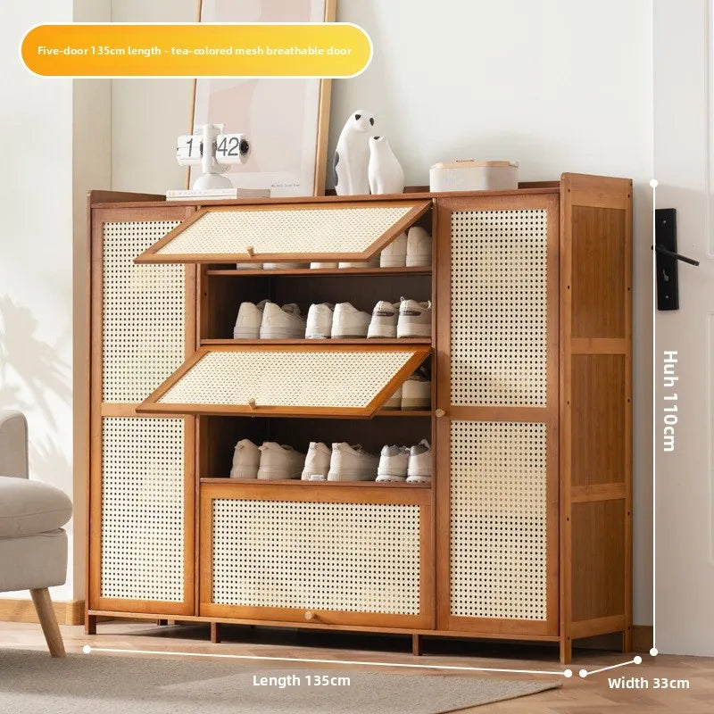 Shoe cabinet entrance, household corridor entrance door, entrance door, integrated balcony storage Oasis Select High five doors 135