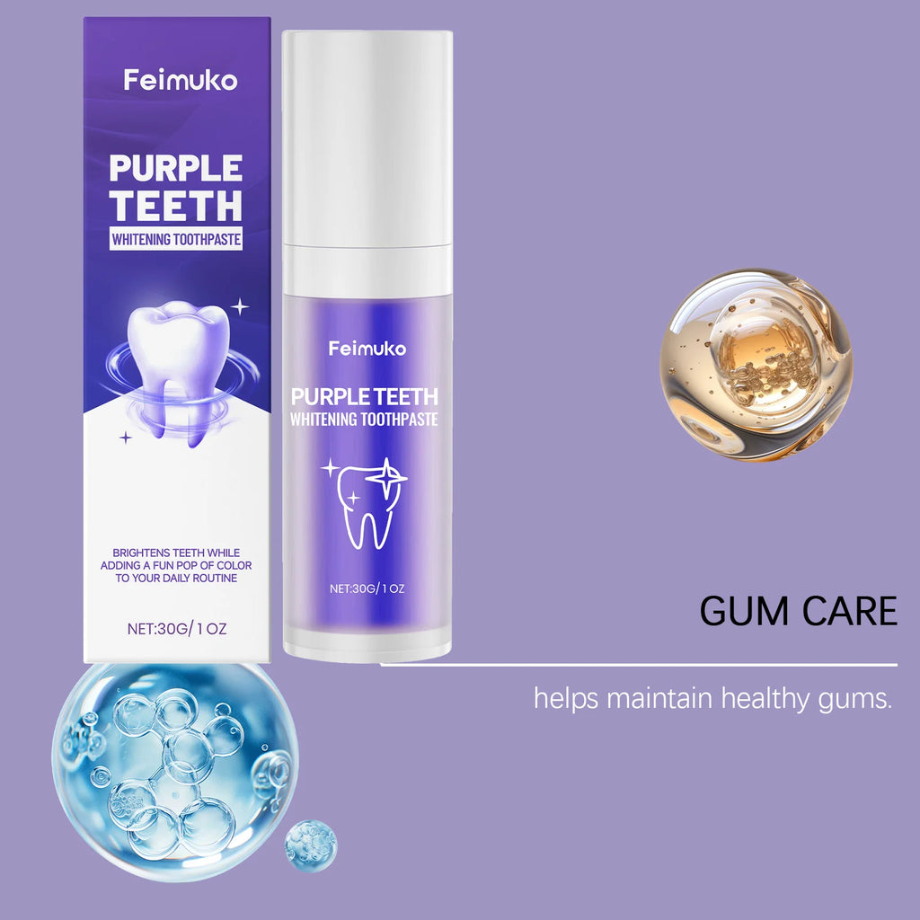 Premium Purple Toothpaste, Long-Lasting Fresh Breath, Gentle Gum & Enamel Care, Daily Deep Oral Cleansing & Mild Maintenance Oasis Select