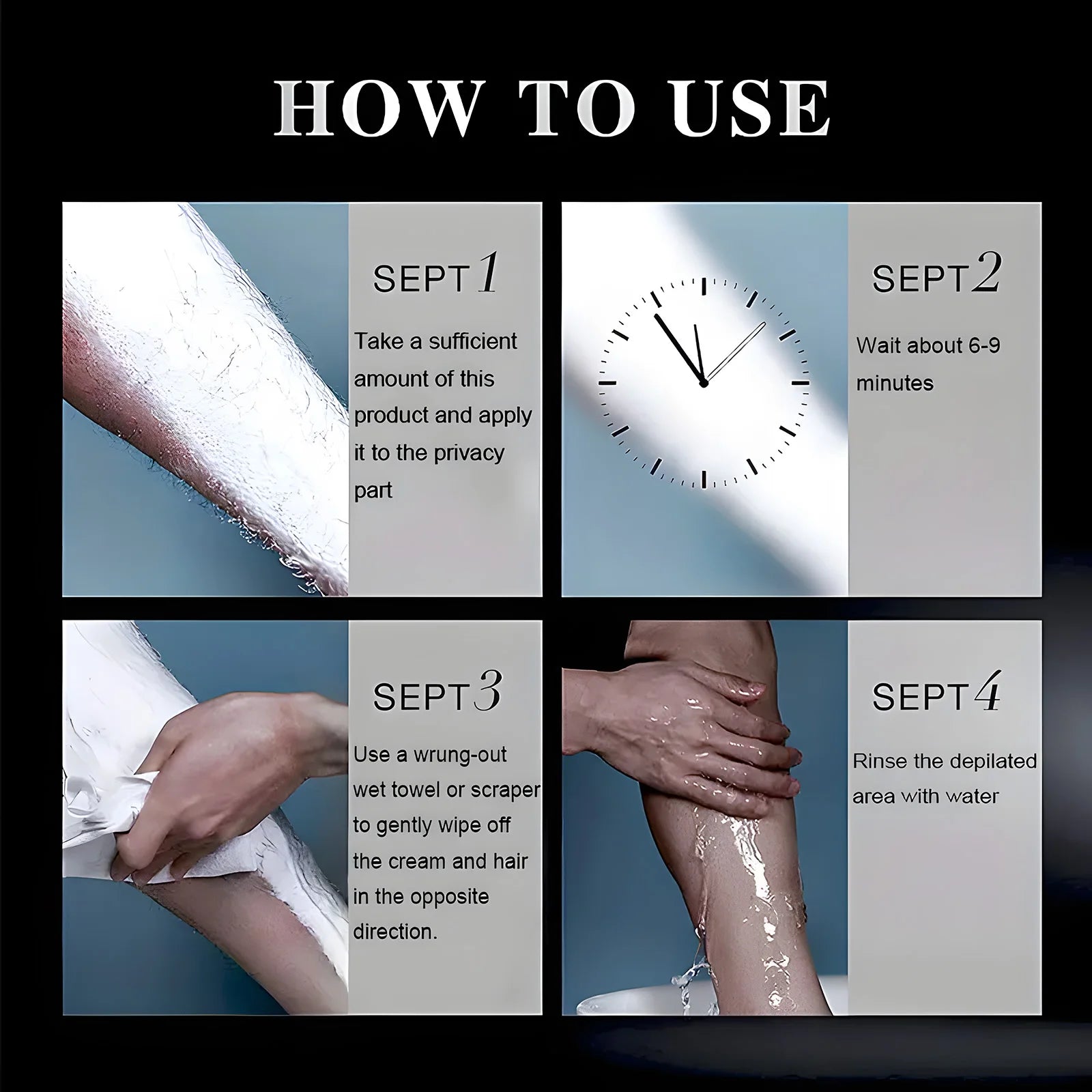 60g Hair Removal Cream for Both Men and Women, Painless, Fast, and Thorough, Leaving Skin Smooth and Refreshing, Restoring Confidence, and Enjoying Silky Skin Oasis Select