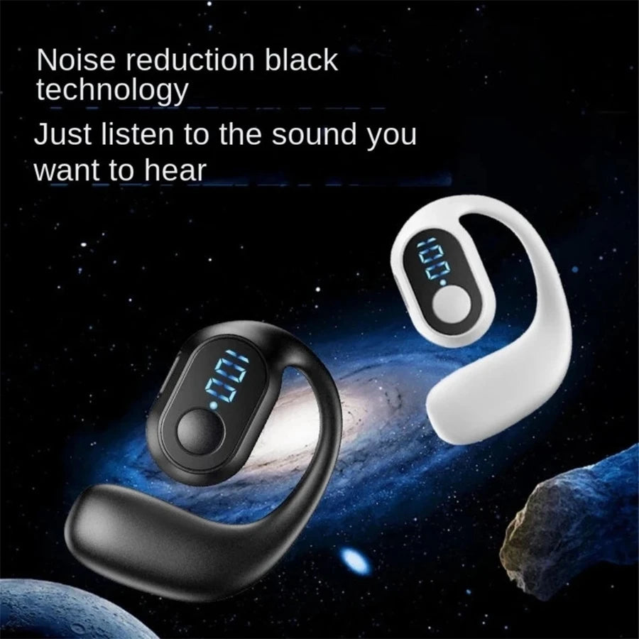 Ear Hook Wireless Earphones Bluetooth 5.3 Mini Handsfree Waterproof Sport Music Headset Single Earbuds OWS Headphone HiFi Music Oasis Select