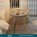 Multi-functional Small round table small apartment bedside table bedroom coffee table rack Oasis Select 50G