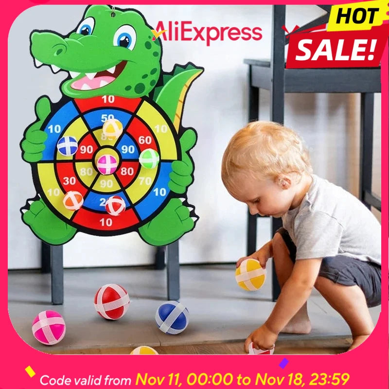 Educational Dart Board Baby Dart Indoor Sports Child Montessori Games for Children 3 to 7 Years Oasis Select