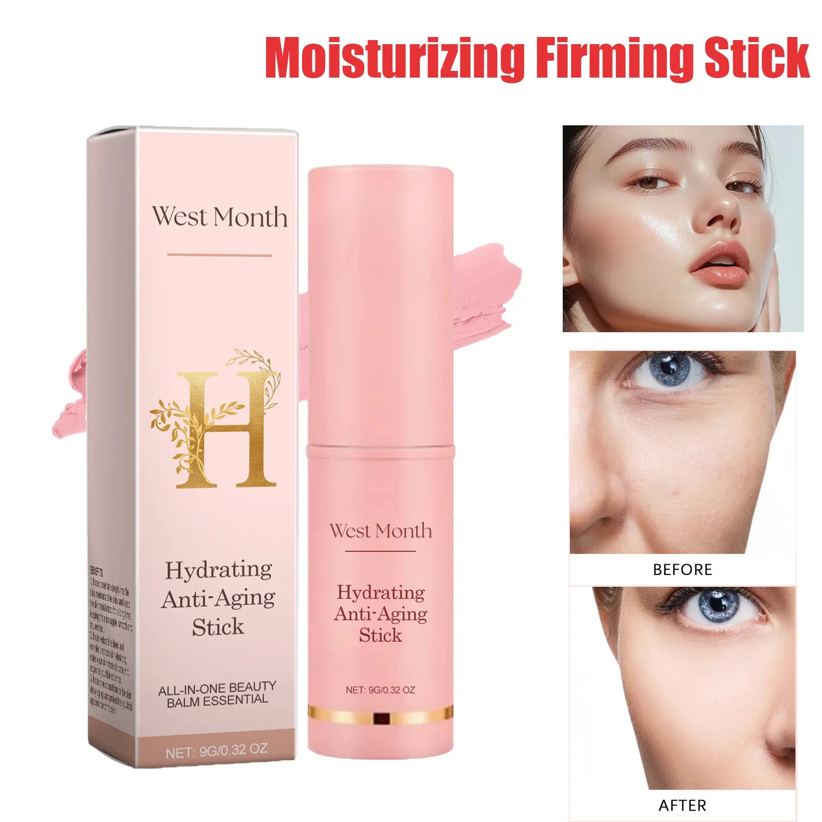Moisturizing Multi Balm Stick Wrinkle Bounce Balm Collagen Firming Lifting Brightening Facial Dull Skin Hydrating Skin Care Oasis Select