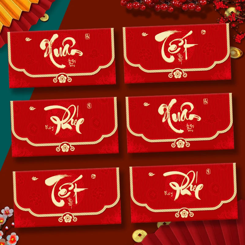 Horse Year 2026 Red Envelopes Chinese New Year Red Envelopes Spring Festival Party Favors Lunar Year Of The Horse Red Pockets Oasis Select B6