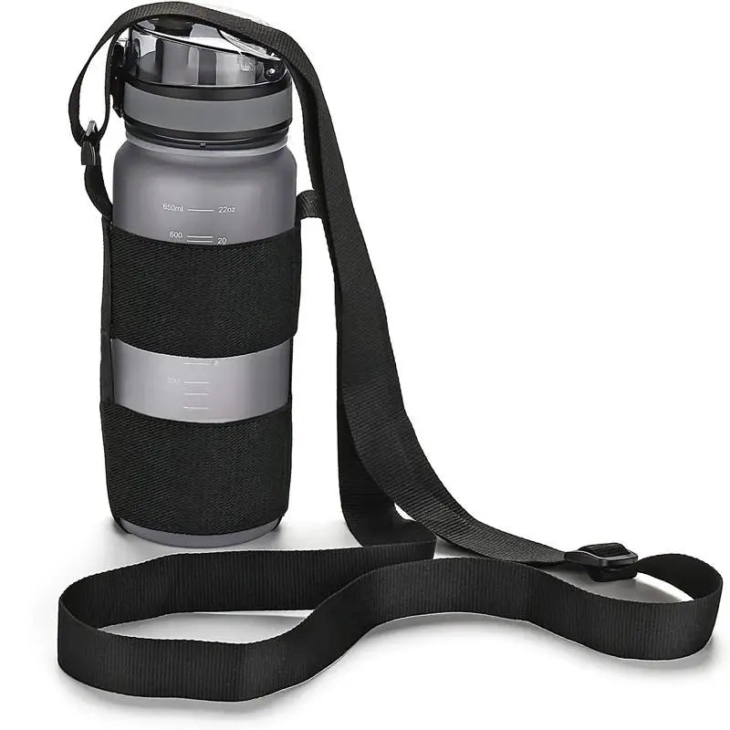 Easy to Install Water Bottle Carrier Sling Adjustable Strap Fits 18-32oz Wide Mouth Bottles for Daily Commute Outdoor Travel Oasis Select