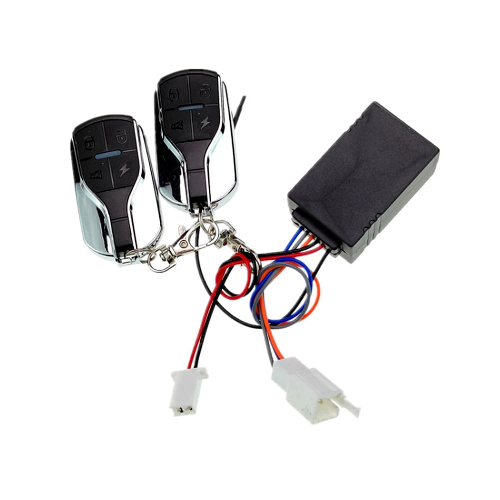 1pc Electric Vehicle Scooter Anti-theft Device AntiTheft Vibration Alarm For Hummingbird 36-72V One-button Start Remote Control Oasis Select