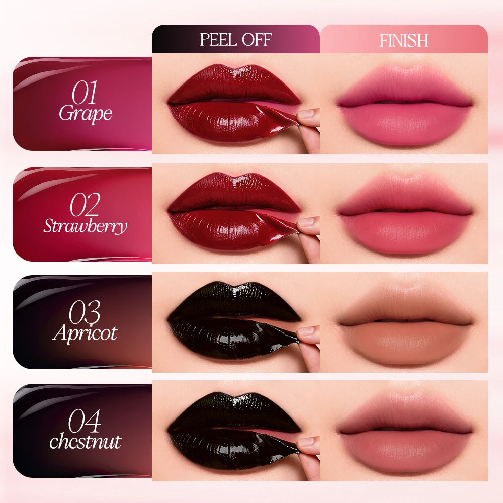 O.TWO.O Peel-Off Lip Stain | 48H Waterproof Color-Lock Lip Tint
