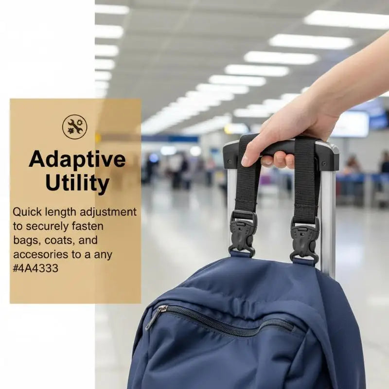 Luggage Strap Buckle Portable Travel Accessory Adjustable Suitcase Hanger Clip for Bag Luggage Combination Organizer Oasis Select