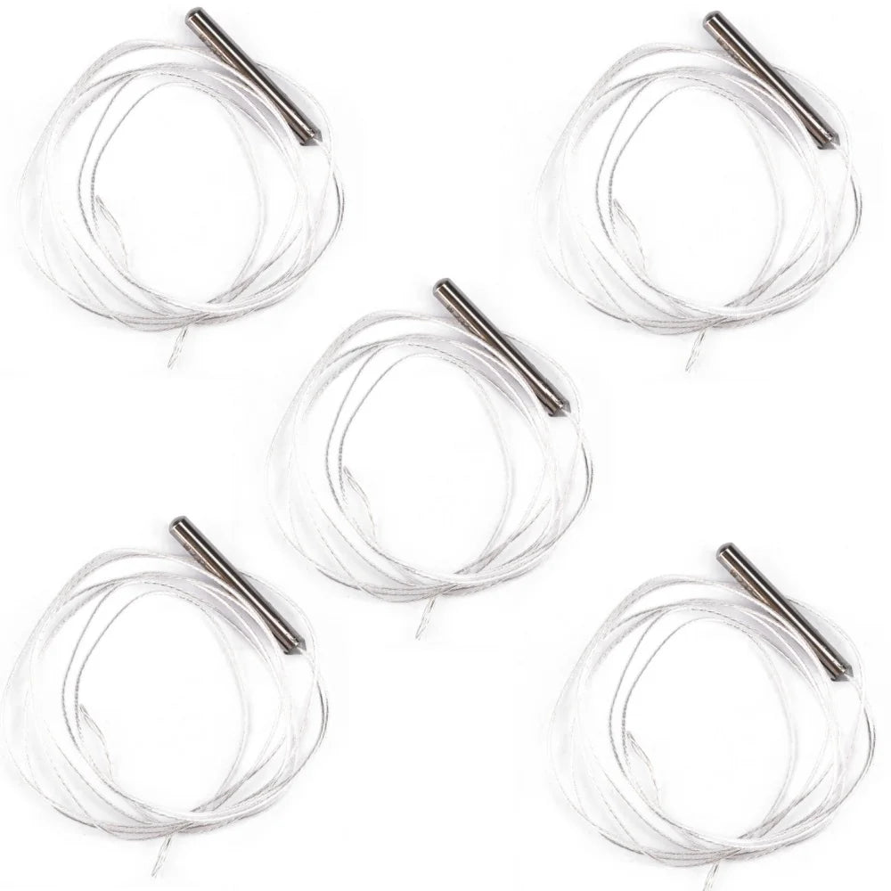 1-10PCS 50CM PT100 Platinum Resister Temperature Sensor Detector Waterproof Temperature Probe -20~450 Celsius WZP-PT100 Oasis Select 5pcs