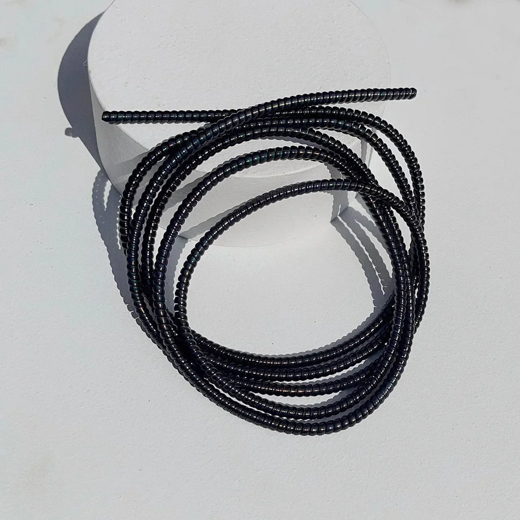 2/1Pcs New 1.6M Mermaid Telephone Data Protection Rope Color Advanced Environmental Protection Material Wrapped Cable Oasis Select Black