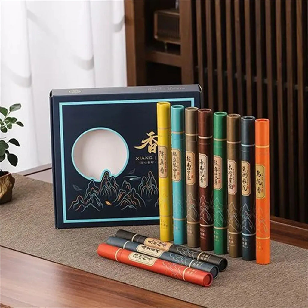 Natural Aromatherapy Gift Box – 11 Scents, Incense & Diffuser Aromatherapy Incense Set Oasis Select 11PCS As shown