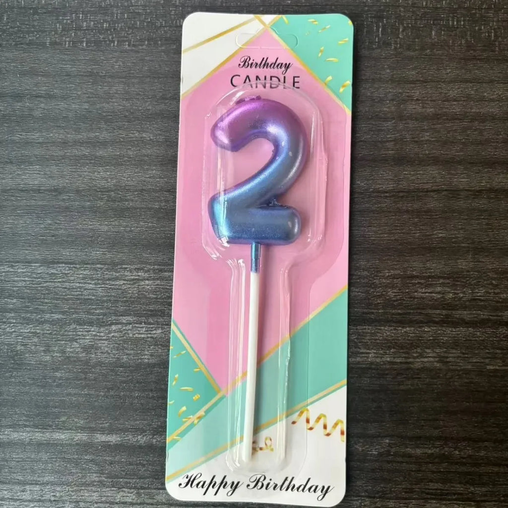 Candle Pink Birthday Girl Happy Cake Topper Children's Party Decor