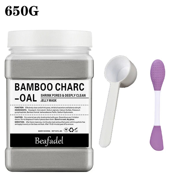 650g Hydro Soft Jelly Mask Powder DIY jelly Masks Peel Off Hyaluronic Acid Facial Skin Care Rose Mask For Face Oasis Select 650g bamboo charcoal China Mainland