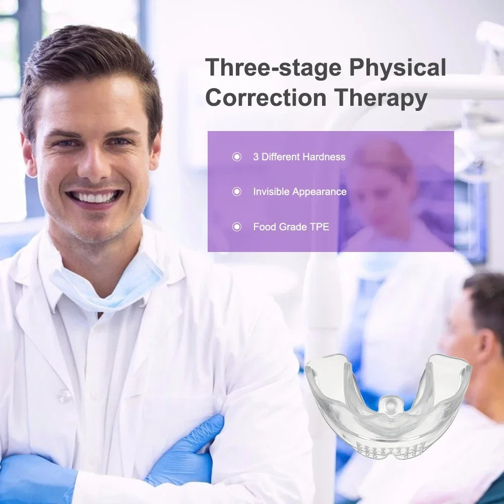 3-Stage Transparent Teeth Trainer Braces for Adults | D1 D2 D3