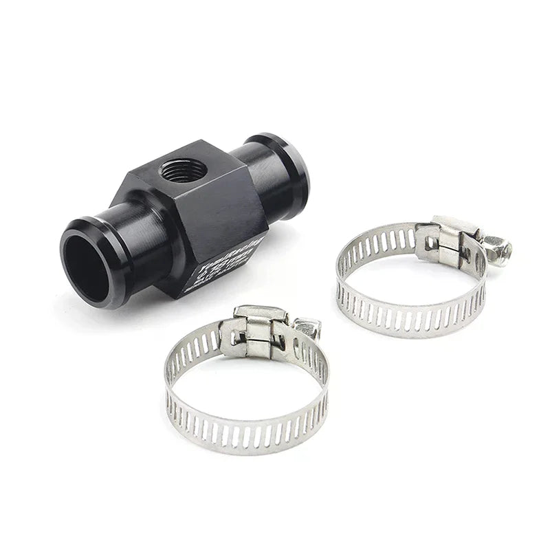 Black Water Temperature Gauge Radiator Temperature Water Temperature Connector Pipe Sensor 16MM 18MM 20MM 22MM Hose Adapter Oasis Select