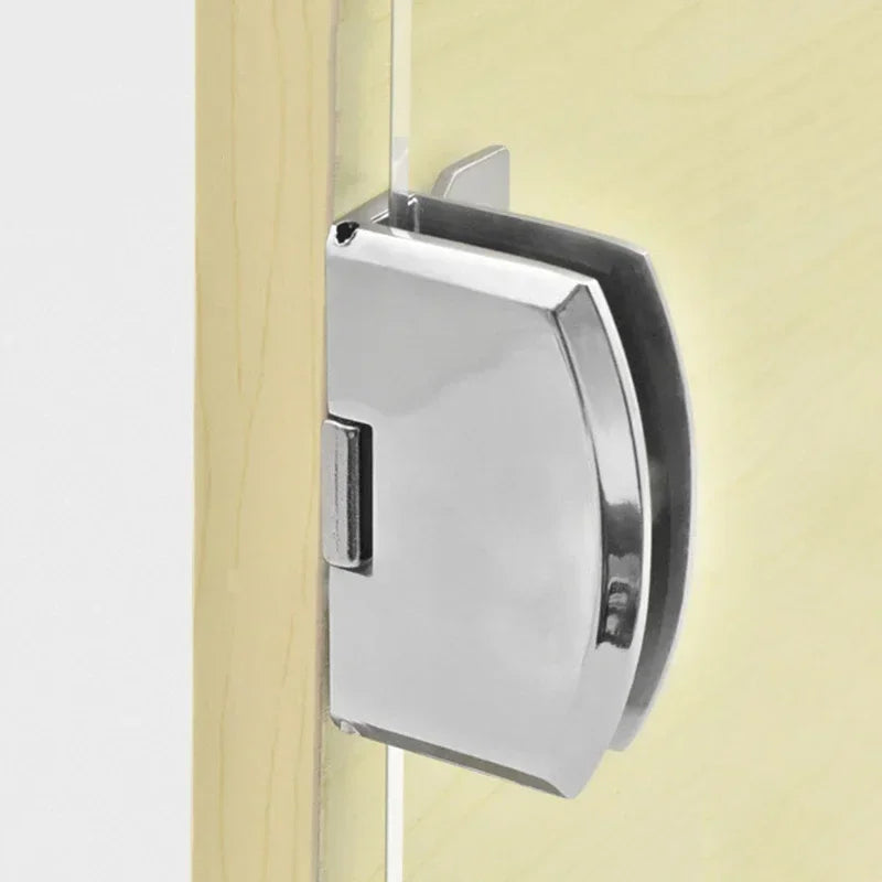 Convenient Practical Glass Hinge Glass Hardware Parts Replacement Display cabine High quality Household Silver Oasis Select
