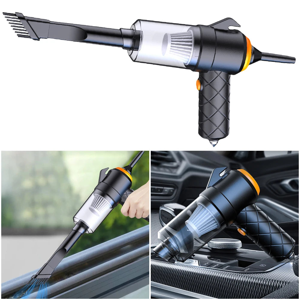 6-in-1 Cordless Car Vacuum 3500PA – Home & Keyboard Cleaner