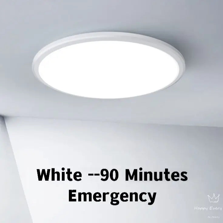 IP65 LED Emergency Ceiling Light Round 12W–48W | SHINEKNOT