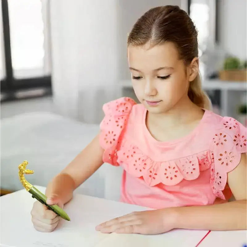 1Pcs Gag Joke Prop Open Mouth Dinosaur Gel Ink Pen Cute Funny Dinosaur Gel Pen For Over 5 Years Old Teens Pupils Journaling Oasis Select