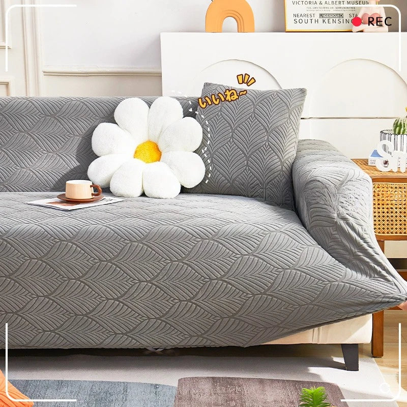 Elastic Sofa Cover All-season Anti-slip Anti-cat Scratch 360° Dust-proof and Beautiful Hair Cover Couch Cover Oasis Select