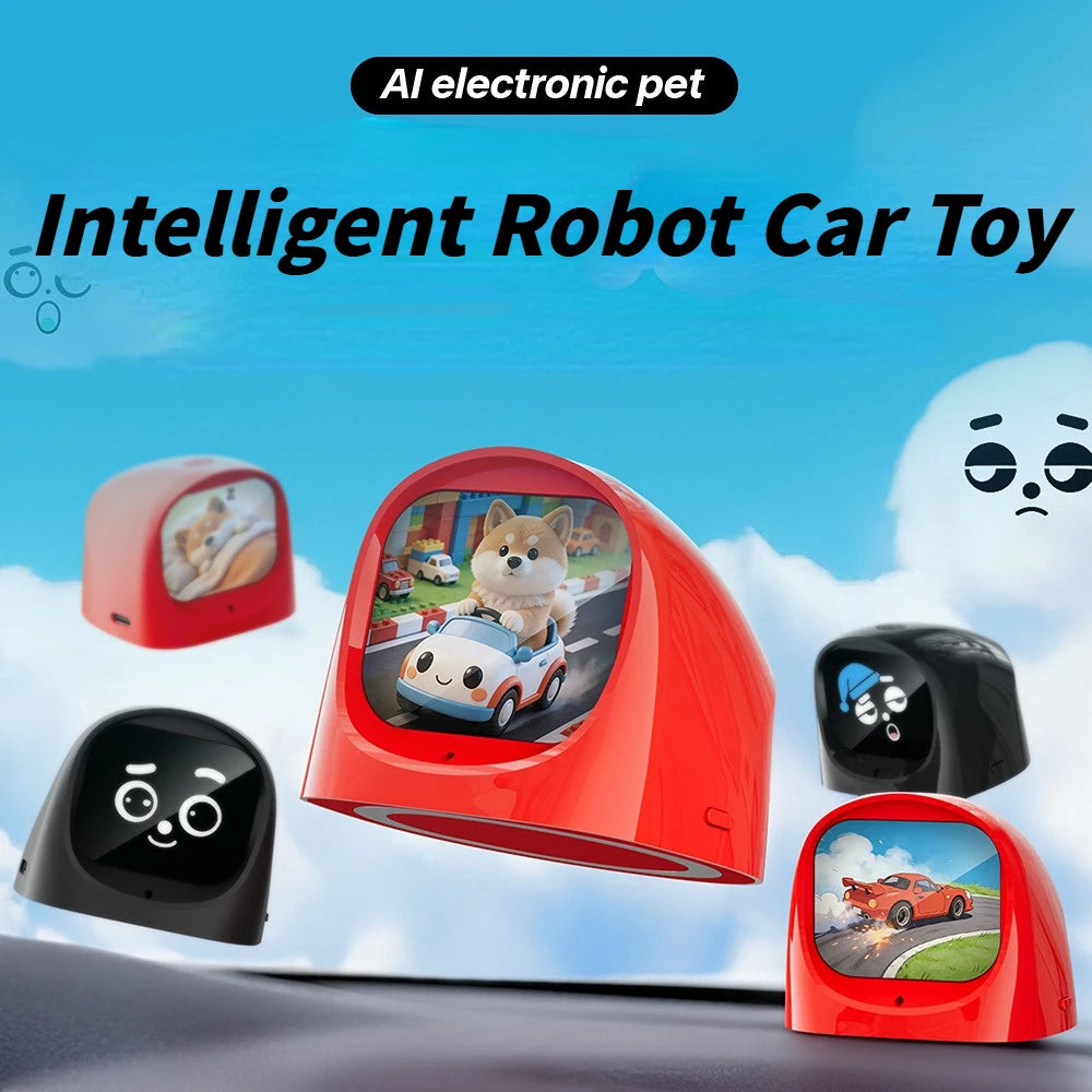 2026 Ai Robot Electronic Pet Intelligent Robot Car Toy Ornament With Facial Expressions Car Interior Gift Partner Decor Ornament Oasis Select