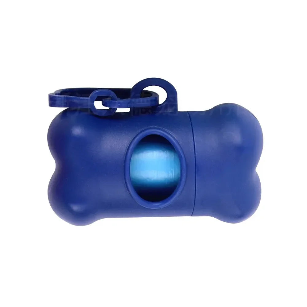 Bone Shaped Bag Dispenser Disposable Pet Dog Waste Holder Plastic