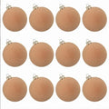 12Pcs Velvet Christmas Ball Ornaments 6cm Christmas Balls Xmas Tree Decorations For Home Decor Xmas Party Navidad 2025 Oasis Select Pure colored China Mainland