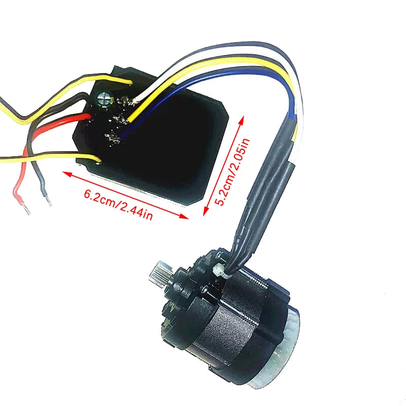 Brushless Motor Replace For 4/6/8 Inch Cordless Electric Chainsaw Upgrade Power Tools Accessory High-strength Tempered Glass Oasis Select