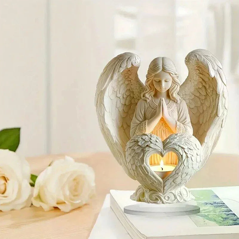 2D Flat Angel Ornament Christmas Decorative Statue White Acrylic Angel Statue Christmas Ornament Purity Symbol Home Decor Oasis Select