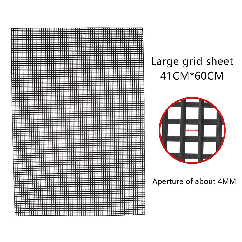 Handcraft Latch Hook Bags Made Plastic Grid Hook Crafts Accessory Plastic Mesh Cloth For Bag Rug Thread Hook Craft Supplies Oasis Select A2