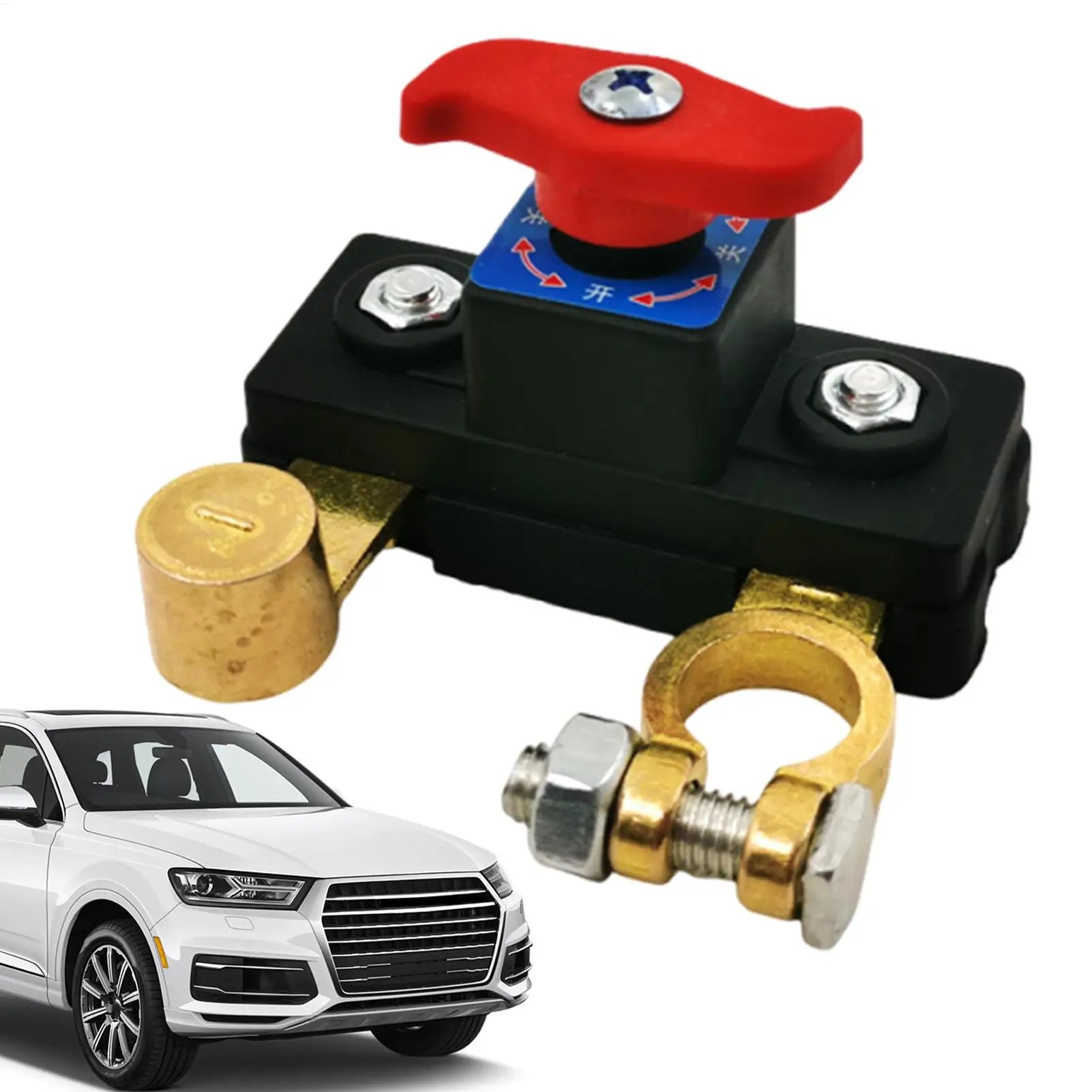 Battery Disconnect Control 12V 24V Auto Battery Quick Disconnect Control Power Management Terminal Safety Equipment for Parking Oasis Select