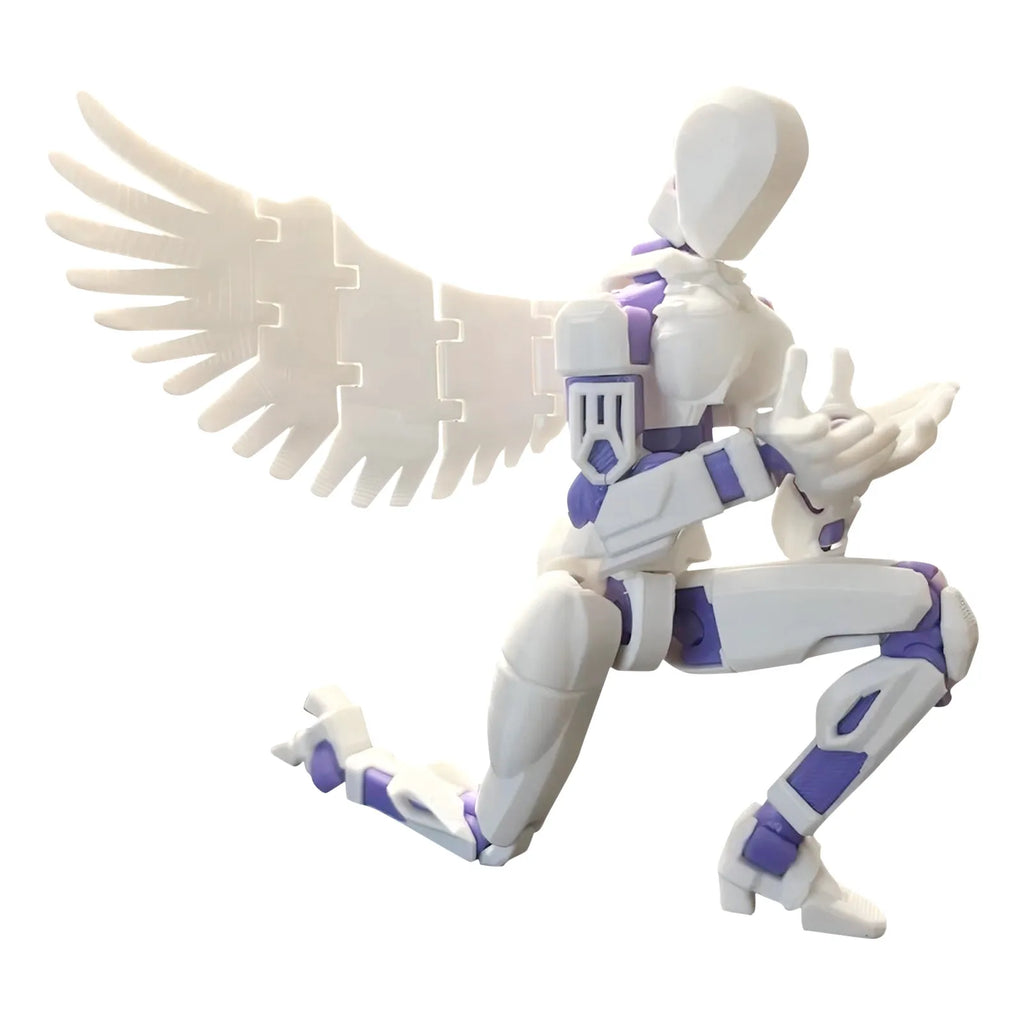 Multi-jointed Movable Robot 3.0 3d Printed Mannequin Female Character Wing Toy Dummy Figures Toys Game Gift Decoration Kids Toy Oasis Select G One Size