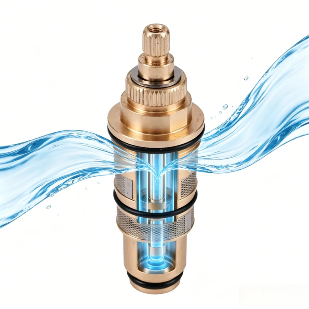 Shower Mixer Valve Brass Replacement Thermostatic Bar Repair Kit Bathroom Water Temperature Control Faucet Cartridges Oasis Select