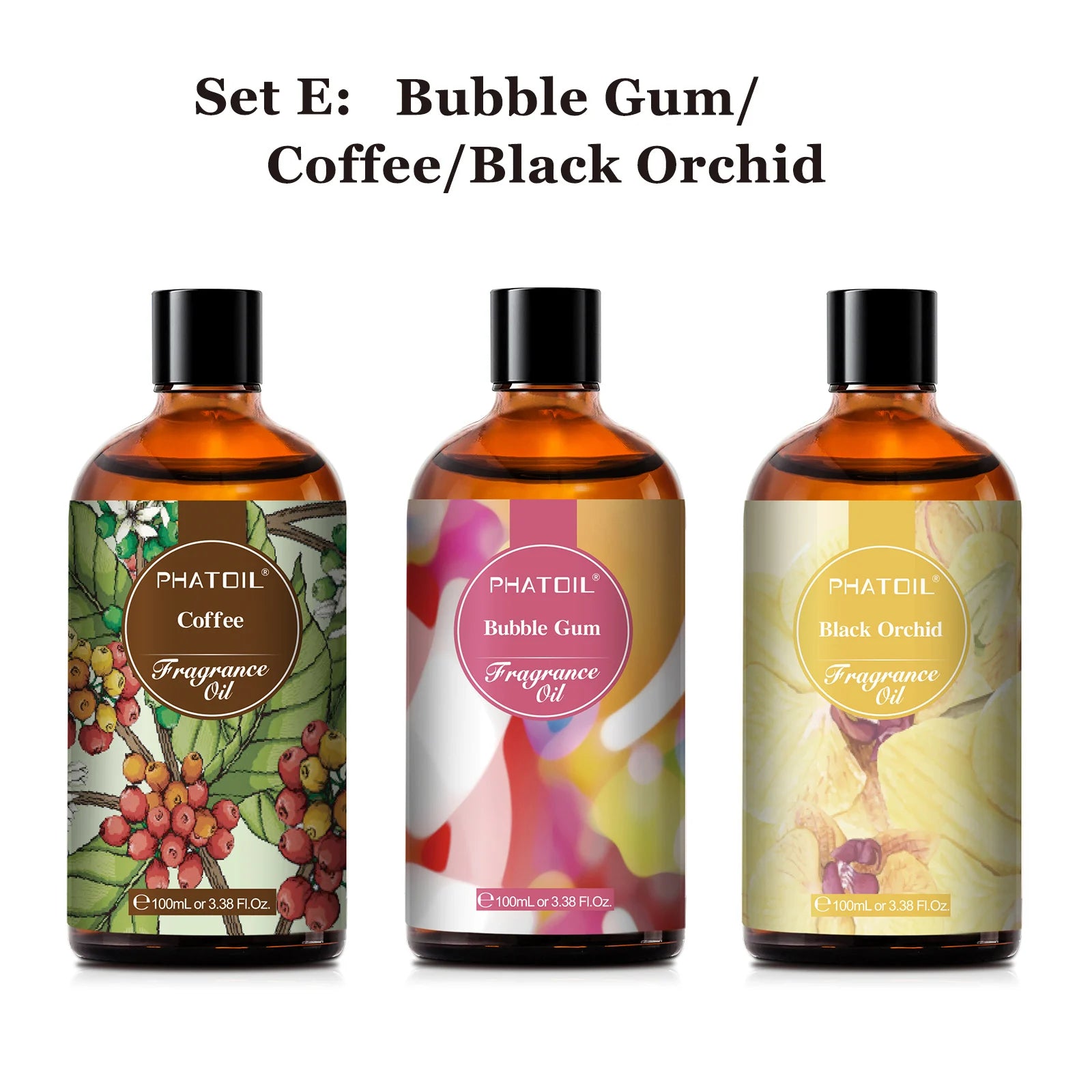 PHATOIL 100ml Fragrance Oil – Coconut, Vanilla, Musk & More