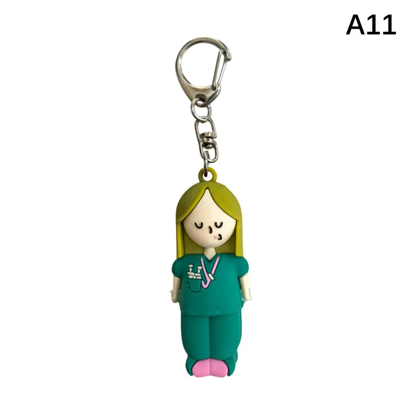 Syringe-Shaped Ampoule Bottle Opener Keychain Rubber Cutter Aid Medication Vial Breaker Tool For Home Nurses And Doctors Oasis Select A11