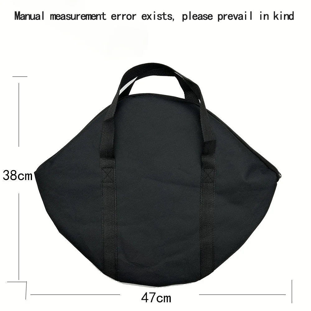 Baking Pan Storage Bag with Handle 600D Oxford Grilling Pan Pouch Wear-Resistant Waterproof 47x38cm Outdoor BBQ Tool for Kitchen Oasis Select