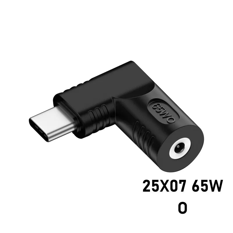 65W PD Converter DC to USB C Type c Power Adapter Converter 3.5X1.35mm 4.8X1.7mm 5.5X2.5 mm Laptop Charger to Type C Connector Oasis Select O