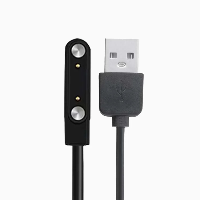 Magnetic USB Charger Cable for Q12 S12 LT21 K9 Smartwatch Smartwatch Charger Cable Oasis Select Black