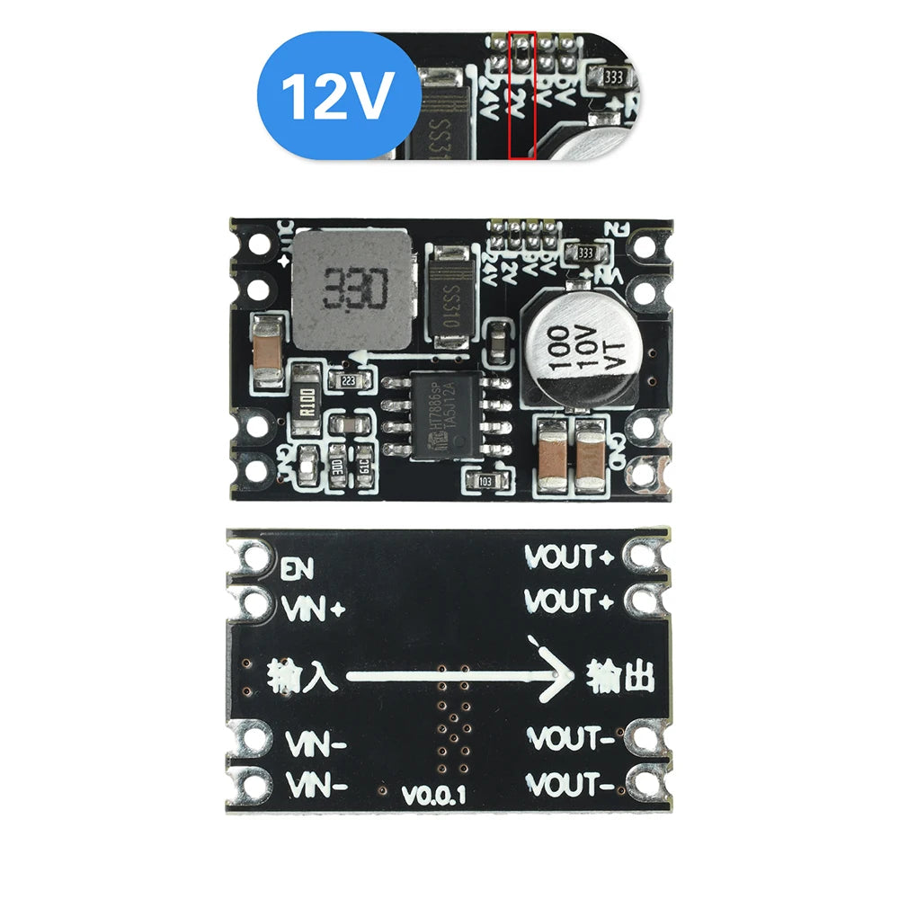 Voltage Conversion Modules DC-DC 7V-100V To 5V/9V/12V/24V Fixed Output Voltage Step Down Power Module Oasis Select 12V