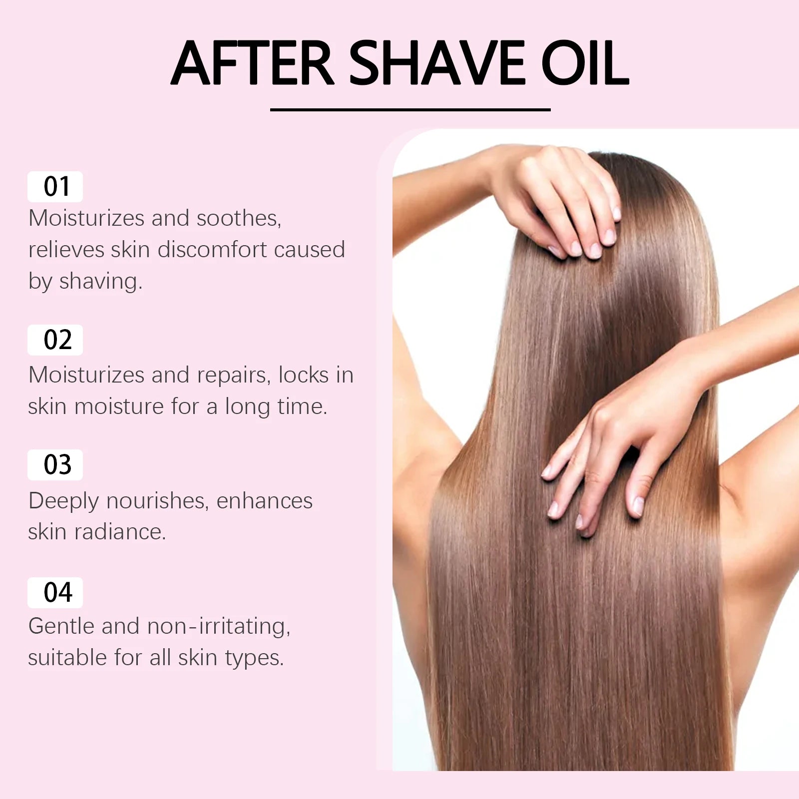 OceAura Strawberry After Shave Oil – Soothing & Moisturizing After Shave Oil Oasis Select