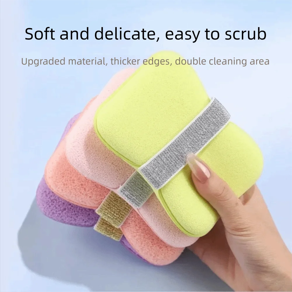 1Pc New Soaps Saver Soap Foaming Net Bath Foaming Exfoliating Bathing Bubble Maker Sponge Thickened Soap Bag Cleaning Tool Oasis Select