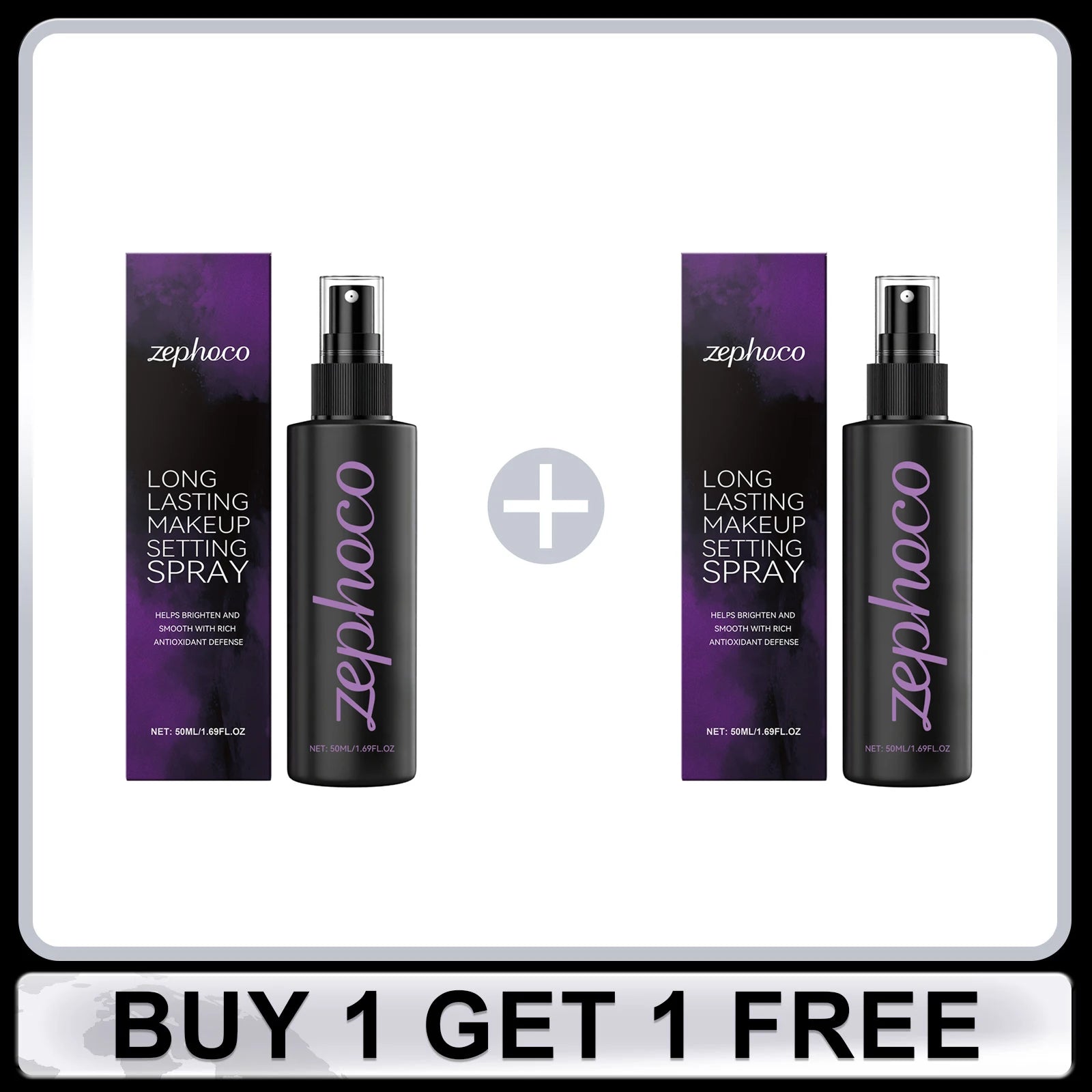 ZEPHOCO Waterproof Matte Makeup Setting Spray – Oil Control 50ml