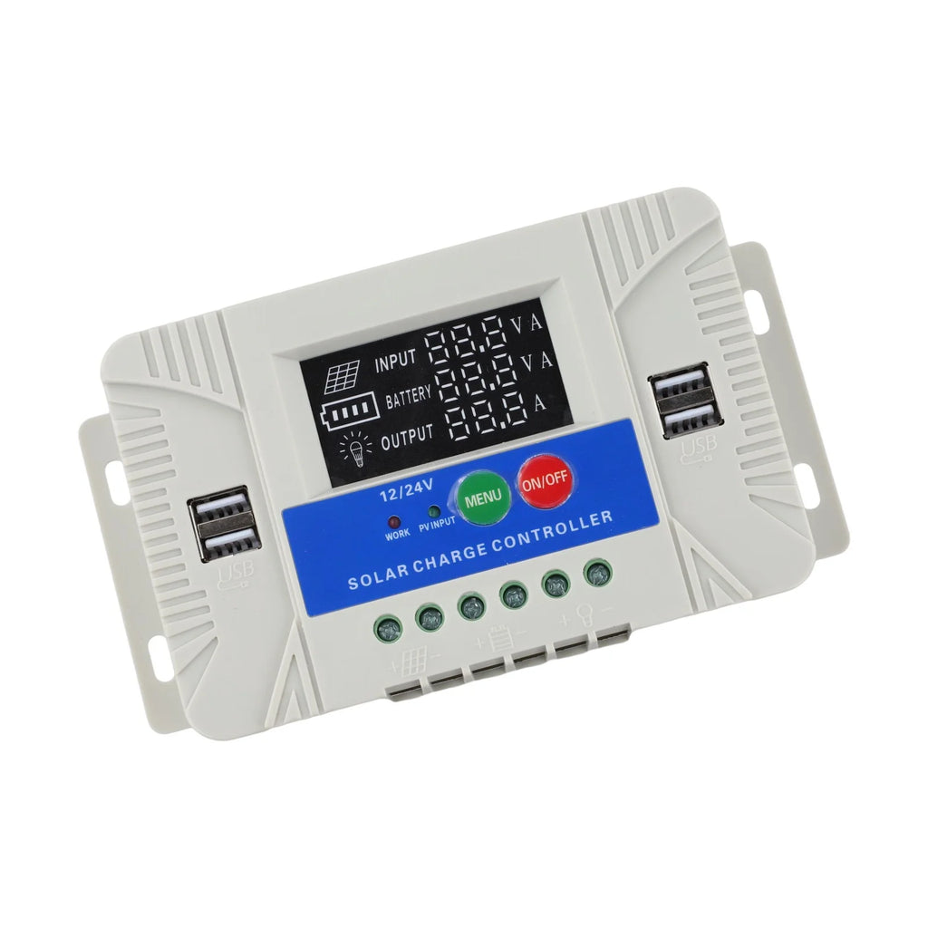 1060A For Solar Charge Controller with Colorful LCD Display and 4 USB Outputs for Efficient For Solar Power Charging Oasis Select TA30